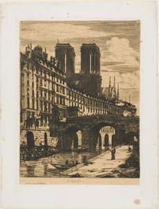 Le Petit Pont, Paris - Charles Meryon