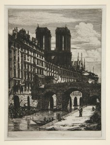 Le Petit Pont, Paris - Charles Meryon