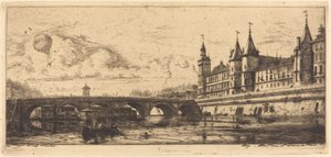 Le Pont-au-Change, Paris - Charles Meryon
