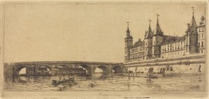 Le Pont-au-Change, Paris - Charles Meryon