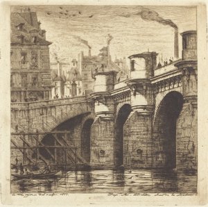 Le Pont Neuf, Paris - Charles Meryon