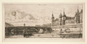 Le Pont au Change, Paris - Charles Meryon