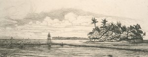 Océanie, îlots à Uvea - Charles Meryon