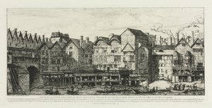 Partie de la ville de Paris à la fin du XVIIe siècle - Charles Meryon
