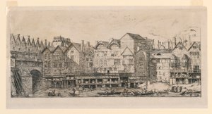 Partie de la Cité vers la fin du XVIIe Siècle - Charles Meryon