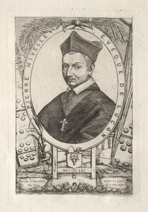 Pierre Nivelle, évêque de Luçon - Charles Meryon
