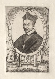 Pierre Nivelle, évêque de Luçon - Charles Meryon