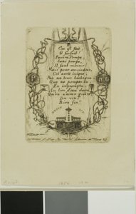 Pompe Notre-Dame, Paris, petite assiette - Charles Meryon