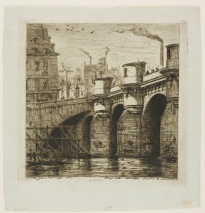 Pont-Neuf, Paris - Charles Meryon