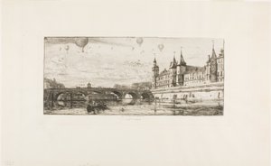 Pont-au-Change, Paris - Charles Meryon