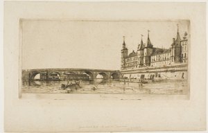 Pont-au-Change, Paris - Charles Meryon