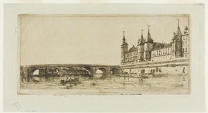 Pont-au-Change, Paris - Charles Meryon