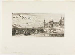 Pont-au-Change, Paris - Charles Meryon