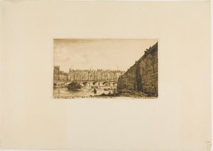 Pont-au-Change, Paris, vers 1784 - Charles Meryon