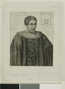 Portrait de Jean Besly, historien - Charles Meryon