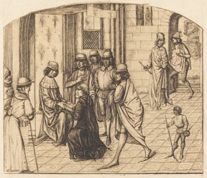 Présentation du Valère Maxime au Roi Louis XI - Charles Meryon