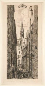 Rue des Chantres - Charles Meryon