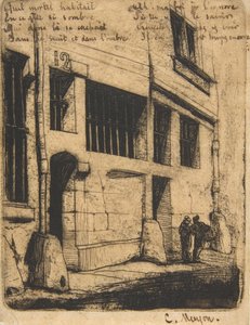 Rue des Mauvais Garçons, Paris, 1854 - Charles Meryon