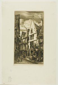 Rue des Toiles, Bourges - Charles Meryon