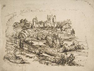 Ruines du Château de Pierrefonds, après Viollet-le-Duc - Charles Meryon
