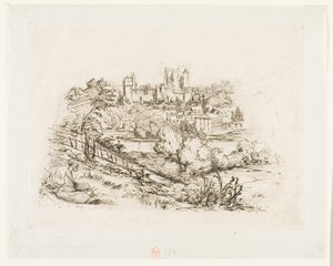 Ruines du château de Pierrefonds - Charles Meryon