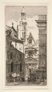 Saint-Étienne-du-Mont - Charles Meryon