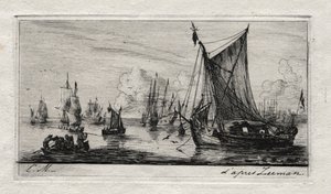 Pêcheurs des mers du Sud, 1850 - Charles Meryon