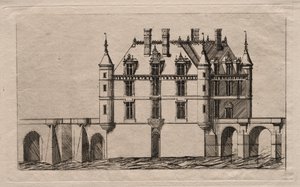 Le Château de Chenonceau, 1856 - Charles Meryon