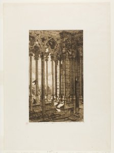 La galerie de Notre-Dame, Paris - Charles Meryon