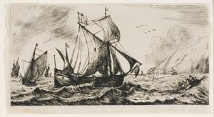 La galiote de Jean de Vyl de Rotterdam - Charles Meryon