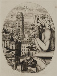 La gargouille - Charles Meryon