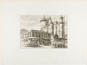 Le Grand Châtelet, Paris, c. 1780, d