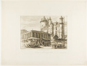 Le Grand Châtelet, Paris, vers 1780, d