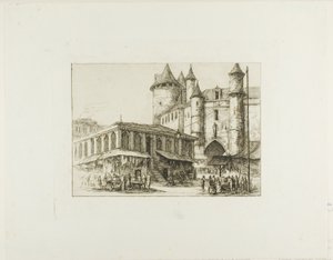 Le Grand Châtelet, Paris, vers 1780, d