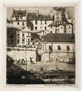 La Morgue, Paris - Charles Meryon