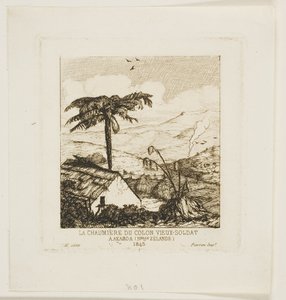 La chaumière du vieux soldat, Akaroa, 1845
