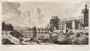 Le Pavillon de Mademoiselle et une partie du Louvre