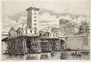 La pompe, Notre Dame - Charles Meryon
