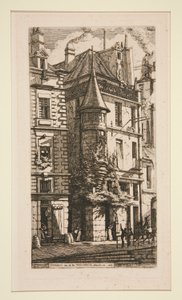 Tourelle, Rue de la Tixeranderie - Charles Meryon