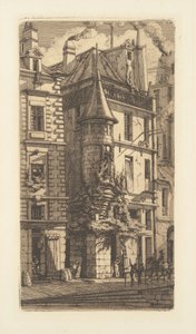 Tourelle, Rue de la Tixeranderie - Charles Meryon