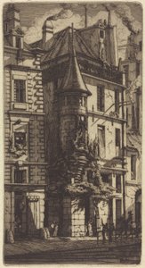 Tourelle de la rue de la Tixeranderie, Paris - Charles Meryon