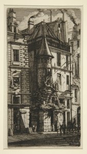 Tourelle, rue de la Tixeranderie - Charles Meryon
