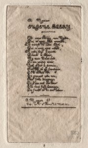 Vers à Eugène Bléry - Charles Meryon