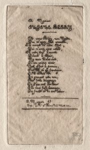 Vers à Eugène Bléry - Charles Meryon