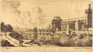 Le Pavillon de Mlle. et une partie du Louvre