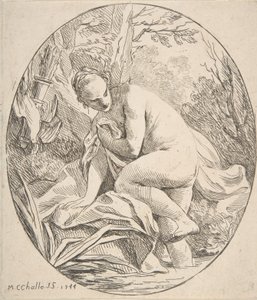 Diane au bain, 1744 - Charles Michel Ange Challe