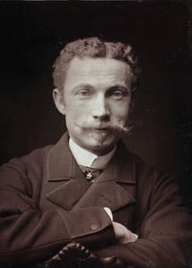 Album Artistique et Biographique, 5ème année, Salon 1885; portrait du peintre Raoul de Pibrac (1852-1937)