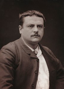 Album Artistique et Biographique, 6ème année, Salon 1885; portrait du peintre français Royer Lionel (1852-1926)