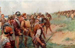 Le groupe de Drake attaqué par les Patagons - Charles Mills Sheldon