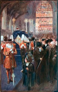 La mise en bière du roi Édouard VII - Charles Mills Sheldon